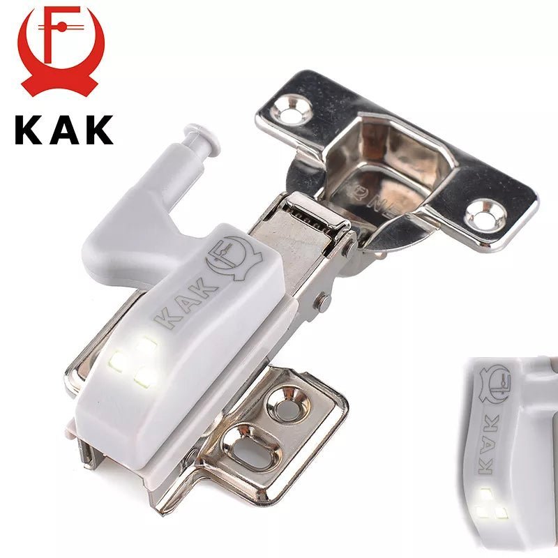 10PCS KAK LED Cabinet Hinge Light Universal Kitchen Bedroom Living Room Cupboard Wardrobe 0.25W Inner Sensor light Hardware - Jaazi Intl