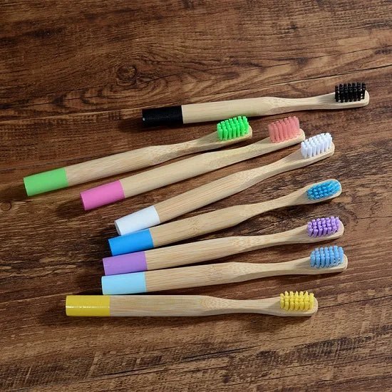 10Pcs Toothbrush Children DuPont Tooth Brush Bristles Eco Biodegradable Bamboo Toothbrush Oral Care Toothbrush Child Toothbrush - Jaazi Intl