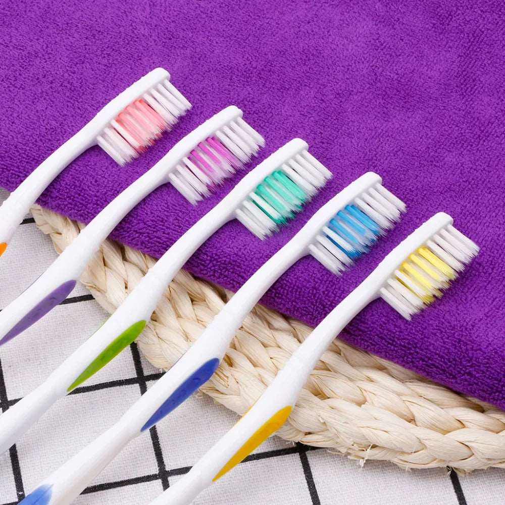 10pcs Ultra Soft Bamboo Charcoal Nano Toothbrush Tooth Brush Oral Health Care New Brush - Jaazi Intl