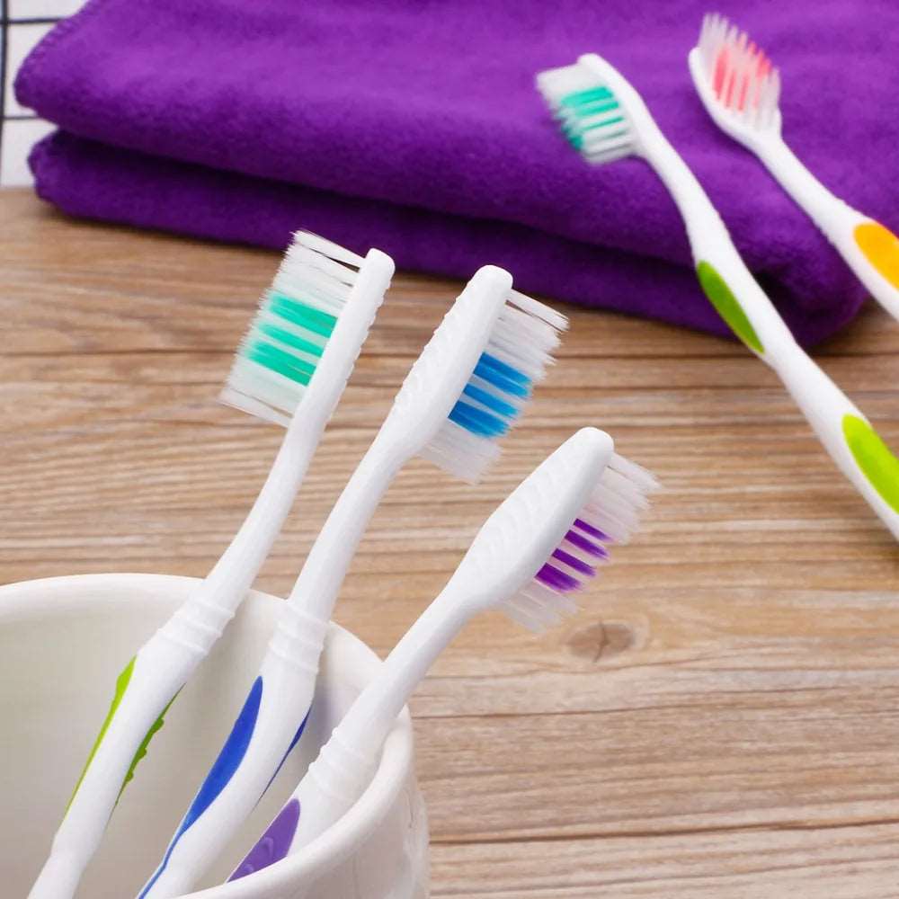 10pcs Ultra Soft Bamboo Charcoal Nano Toothbrush Tooth Brush Oral Health Care New Brush - Jaazi Intl