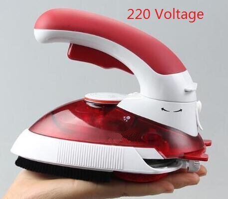 110V or 220V foldable mini travel iron 1000w mini steam iron for business travel present gift Europe plug - Jaazi Intl