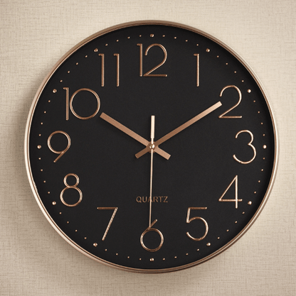 12" Silent Wall Clock - Jaazi Intl