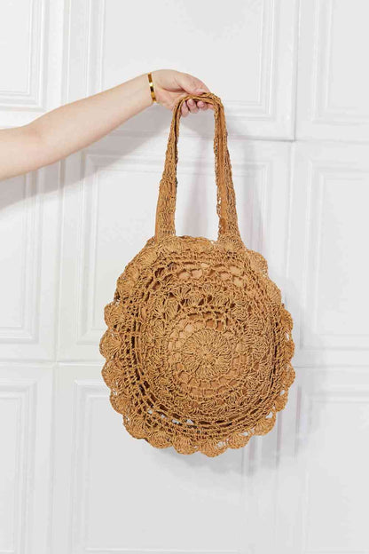 Justin Taylor Brunch Time Stroh-Rattan-Handtasche