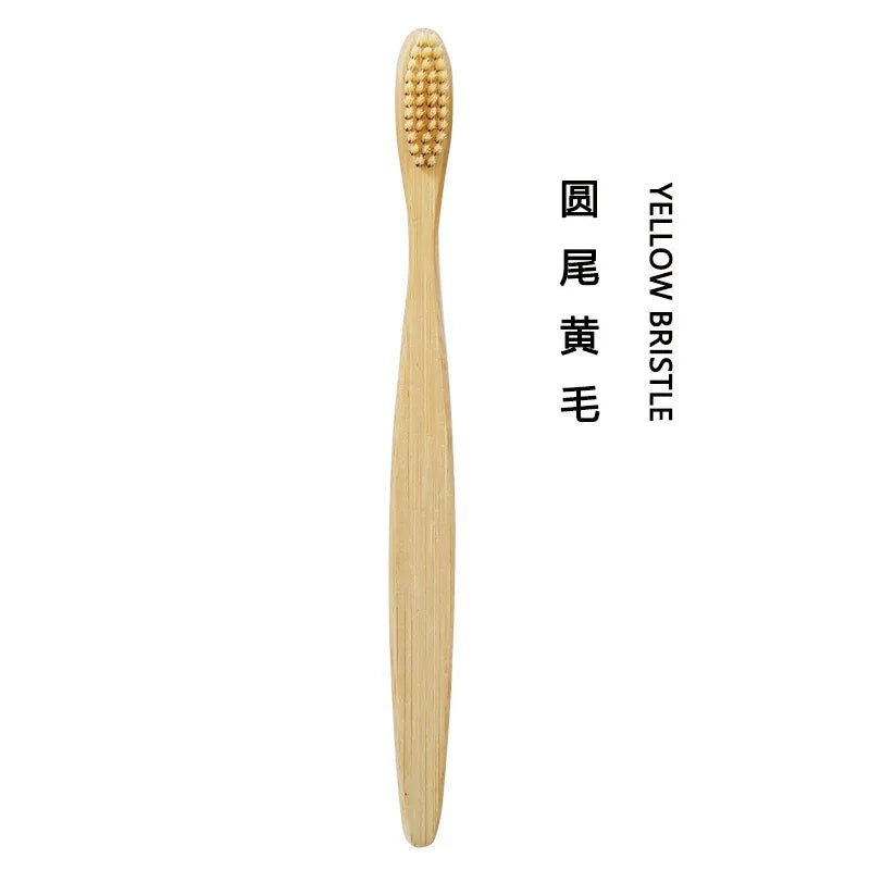 1/2PCS Bamboo Toothbrush Environmentally Health Soft Fibre Wood wooden Tooth brushes for Adult Children Tooth Brush Eco products - Jaazi Intl