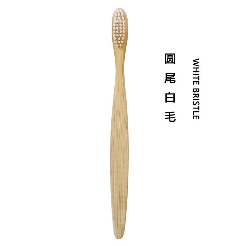 1/2PCS Bamboo Toothbrush Environmentally Health Soft Fibre Wood wooden Tooth brushes for Adult Children Tooth Brush Eco products - Jaazi Intl