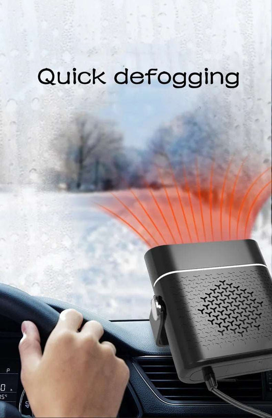 12V/24V Portable Car Heater Electric Heating Fan Electric Dryer Windshield Defogging Demister Defroster For Car Home - Jaazi Intl