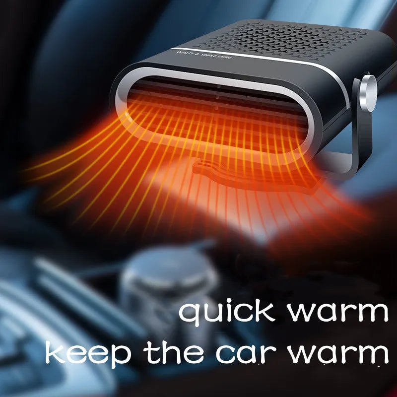 12V/24V Portable Car Heater Electric Heating Fan Electric Dryer Windshield Defogging Demister Defroster For Car Home - Jaazi Intl