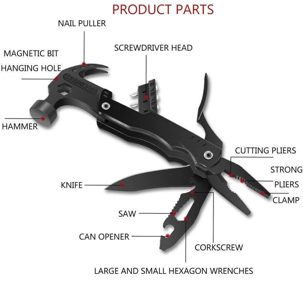 14-in-1 Multi Tool - Jaazi Intl