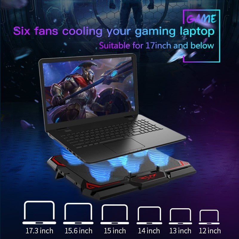 17inch Gaming Laptop Cooler - Jaazi Intl