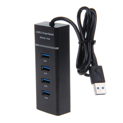 USB3.0 Splitter mit Lichtleiste Laptop 4 Hub Hub 1 Drag 4hub3.0 Dockingstation