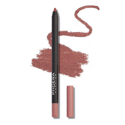 1Pc Cosmetic Lipstick Pen Professional Matte Waterproof Lady Charming Lip Liner Contour Luxury Makeup Lipstick Tool Comestics - Jaazi Intl