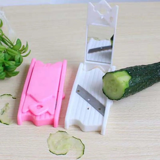 1PC Food Facial Cucumber Slicer Carrot Cucumber Sharpener Peeler Kitchen Tool Spiral Vegetable Slicer With Mirror Gadget OK 0261 - Jaazi Intl