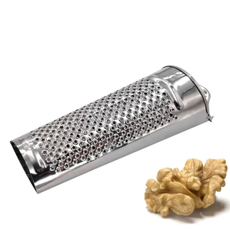 1PC Stainless Steel Versatile Hand Held Nutmeg Citrus Zester Ginger Grater Multifunctional Ginger Garlic Nut Planer For Kitchen - Jaazi Intl