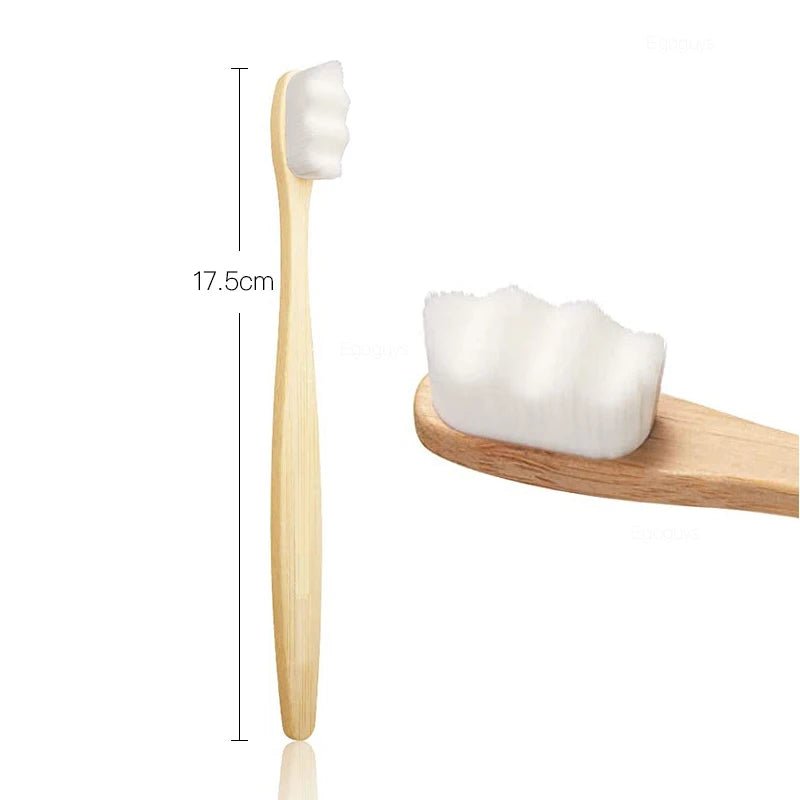 1PC Ultra-fine Soft Toothbrush Million Nano Bristle Adult Tooth Brush Teeth Deep Cleaning Portable Travel Dental Oral Care Brush - Jaazi Intl