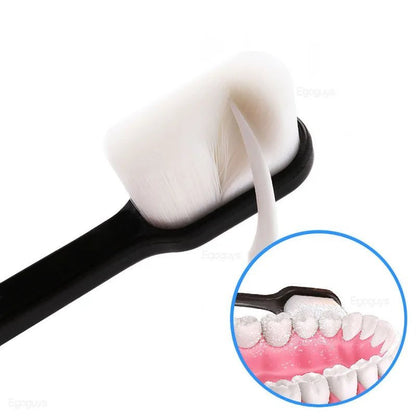 1PC Ultra-fine Soft Toothbrush Million Nano Bristle Adult Tooth Brush Teeth Deep Cleaning Portable Travel Dental Oral Care Brush - Jaazi Intl