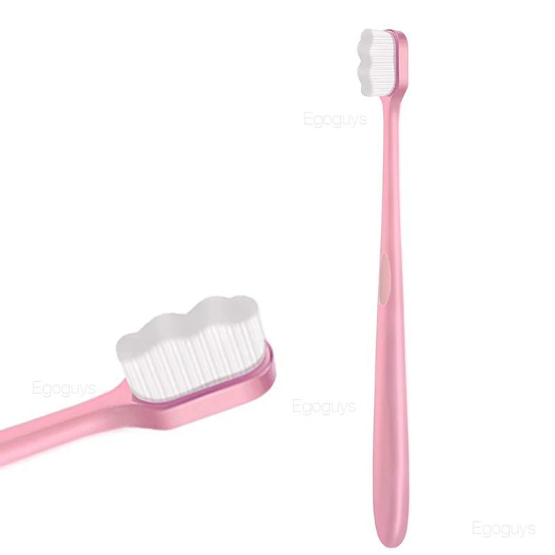 1PC Ultra-fine Soft Toothbrush Million Nano Bristle Adult Tooth Brush Teeth Deep Cleaning Portable Travel Dental Oral Care Brush - Jaazi Intl