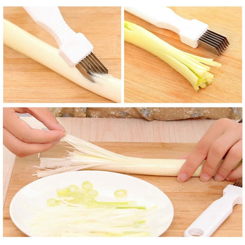 1pcs Creative Onion Cutter Knife Graters Vegetable Multi Chopper Tool Cooking Tools Kitchen Slice Accessories Gadgets Household - Jaazi Intl