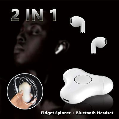 2-in-1 Fingertip Gyro In-Ear Bluetooth Headset ZG13 - Jaazi Intl