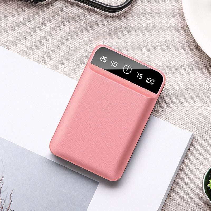 20000mAh Mini Charger Portable Two-way Fast Charging Power Bank Digital Display External Battery for iPhone Xiaomi Samsung - Jaazi Intl