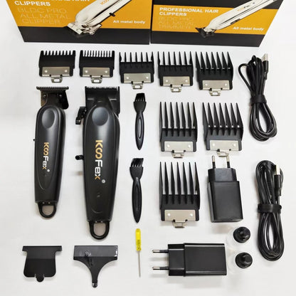 2023 Professional Hair Clippers for Men Barber Full Metal Brushless Motor Electric Hair Trimmer Oil Head Gradient Haircut Tools - Jaazi Intl