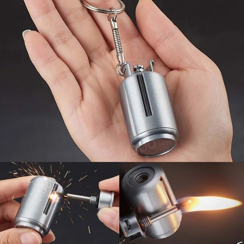 21 Style Creative Mini Unique Lighter Butane Flame Metal Cigarette Lighters Torch Toys Model Lighter Novelty Gadget Gift NO GAS - Jaazi Intl