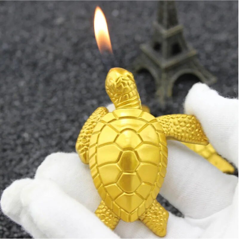 21 Style Creative Mini Unique Lighter Butane Flame Metal Cigarette Lighters Torch Toys Model Lighter Novelty Gadget Gift NO GAS - Jaazi Intl