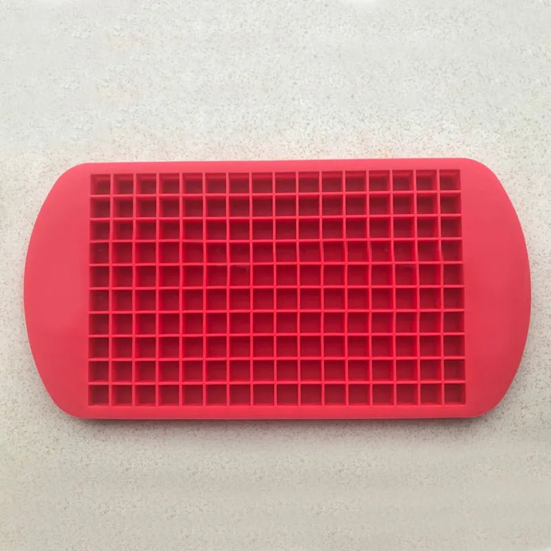 23x12x1.3cm 160 Grids Silicone Ice Cubes Frozen Mini Food Grade Ice Tray Fruit Maker Bar Party Pudding Tool Kitchen Accessories - Jaazi Intl