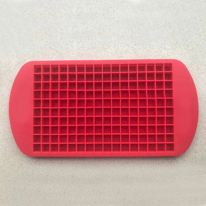 23x12x1.3cm 160 Grids Silicone Ice Cubes Frozen Mini Food Grade Ice Tray Fruit Maker Bar Party Pudding Tool Kitchen Accessories - Jaazi Intl