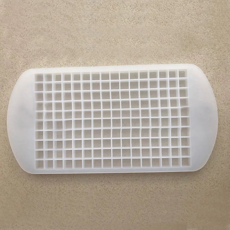 23x12x1.3cm 160 Grids Silicone Ice Cubes Frozen Mini Food Grade Ice Tray Fruit Maker Bar Party Pudding Tool Kitchen Accessories - Jaazi Intl