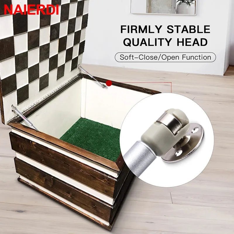 2/4/6/8PCS NAIERDI 6-15KG Furniture Gas Spring Hinges Kitchen Cupboard Cabinet Hydraulic Hinge Door Strut Lid Support Box - Jaazi Intl