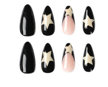 24pc French Star Nail Set - Jaazi Intl