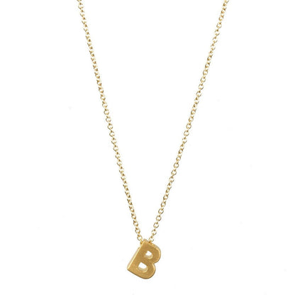 26 letter pendant necklace collarbone chain - Jaazi Intl