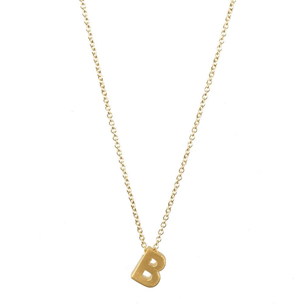 26 letter pendant necklace collarbone chain - Jaazi Intl