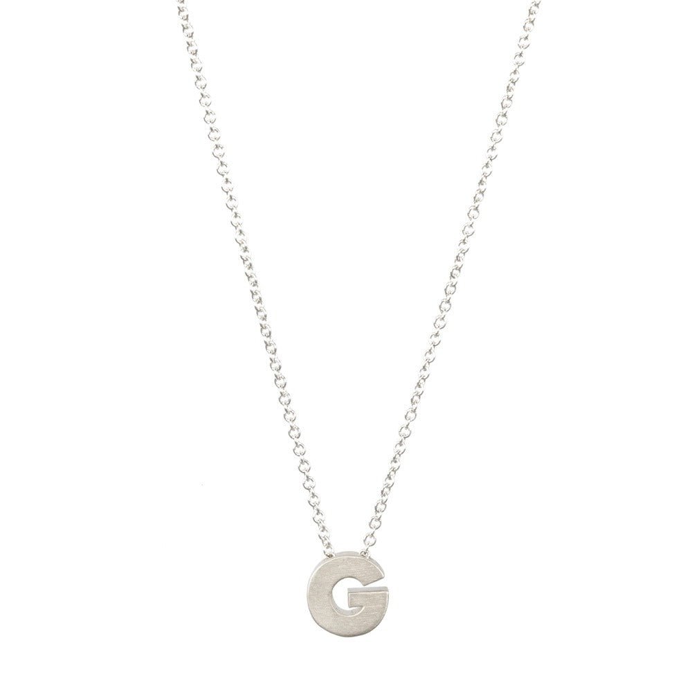 26 letter pendant necklace collarbone chain - Jaazi Intl