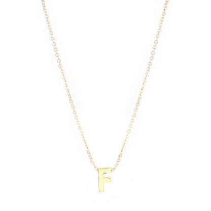 26 letter pendant necklace collarbone chain - Jaazi Intl