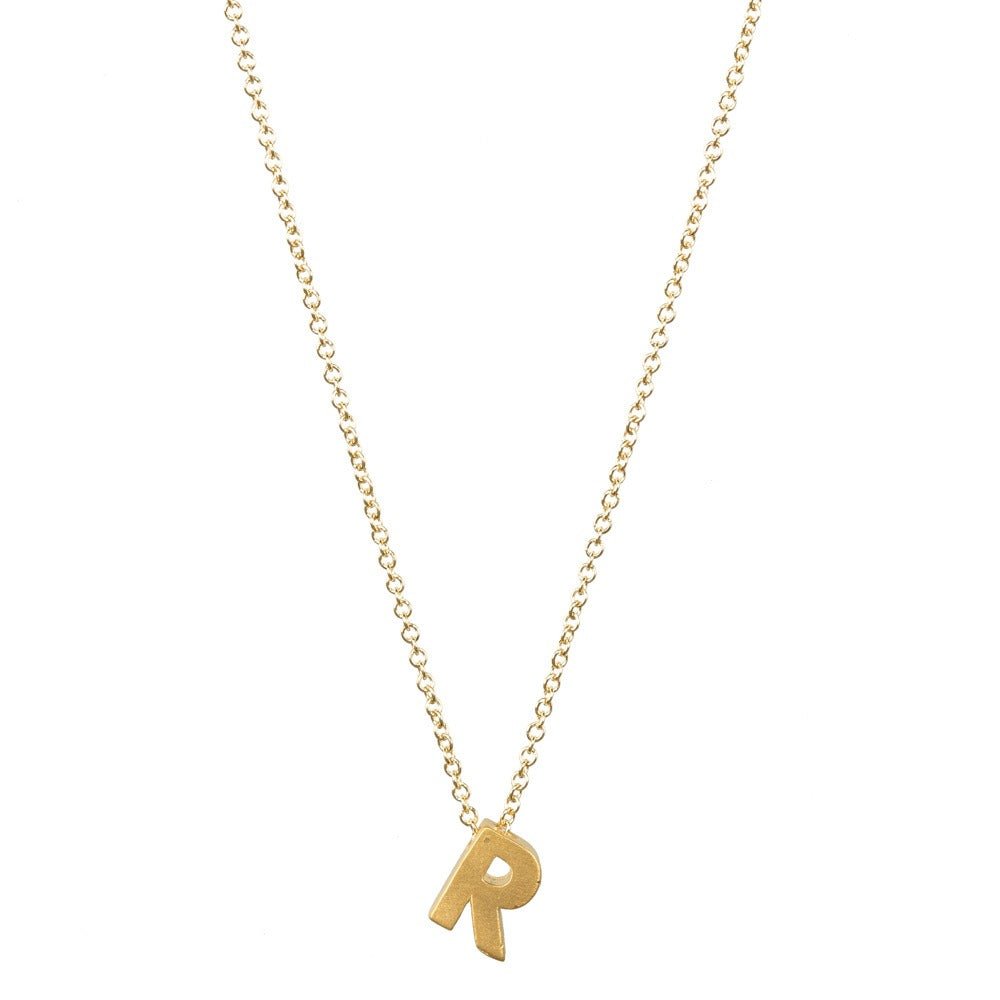 26 letter pendant necklace collarbone chain - Jaazi Intl