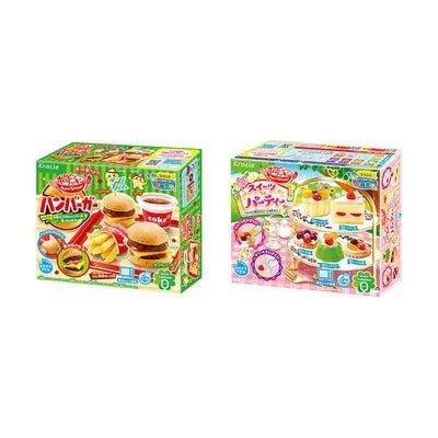 2pcs DIY Kracie Popin Cook candy dough Toys Hamburger happy kitchen Japanese food candy snacks making kit ramen d11 - Jaazi Intl