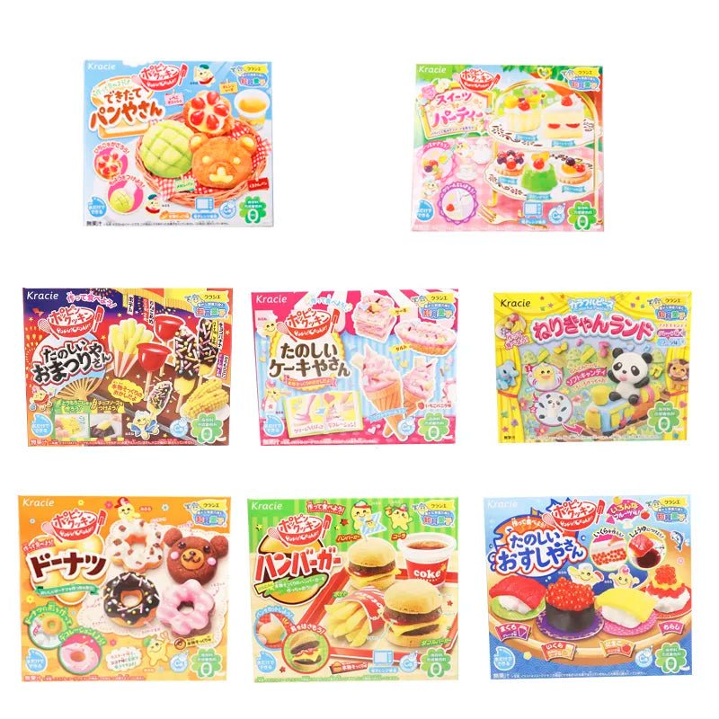 2pcs DIY Kracie Popin Cook candy dough Toys Hamburger happy kitchen Japanese food candy snacks making kit ramen d11 - Jaazi Intl