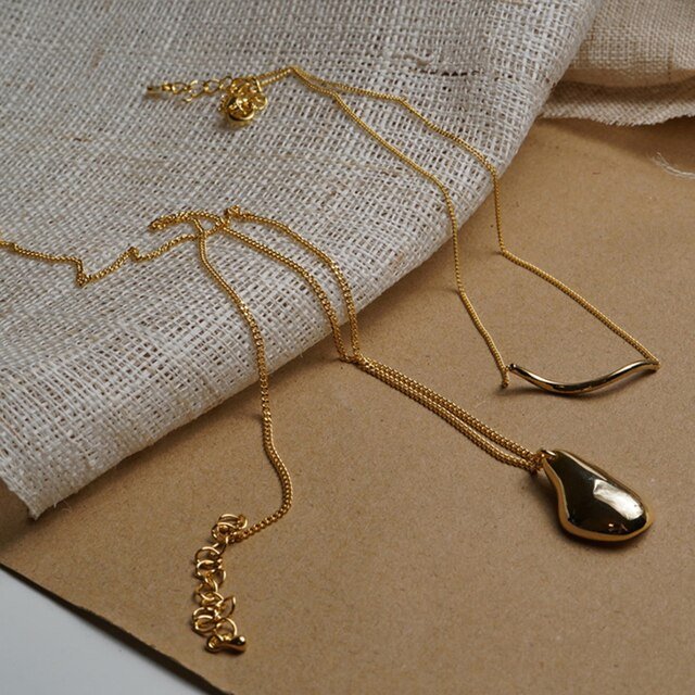 2Pcs Set Waterdrop Irregular Necklaces - Jaazi Intl