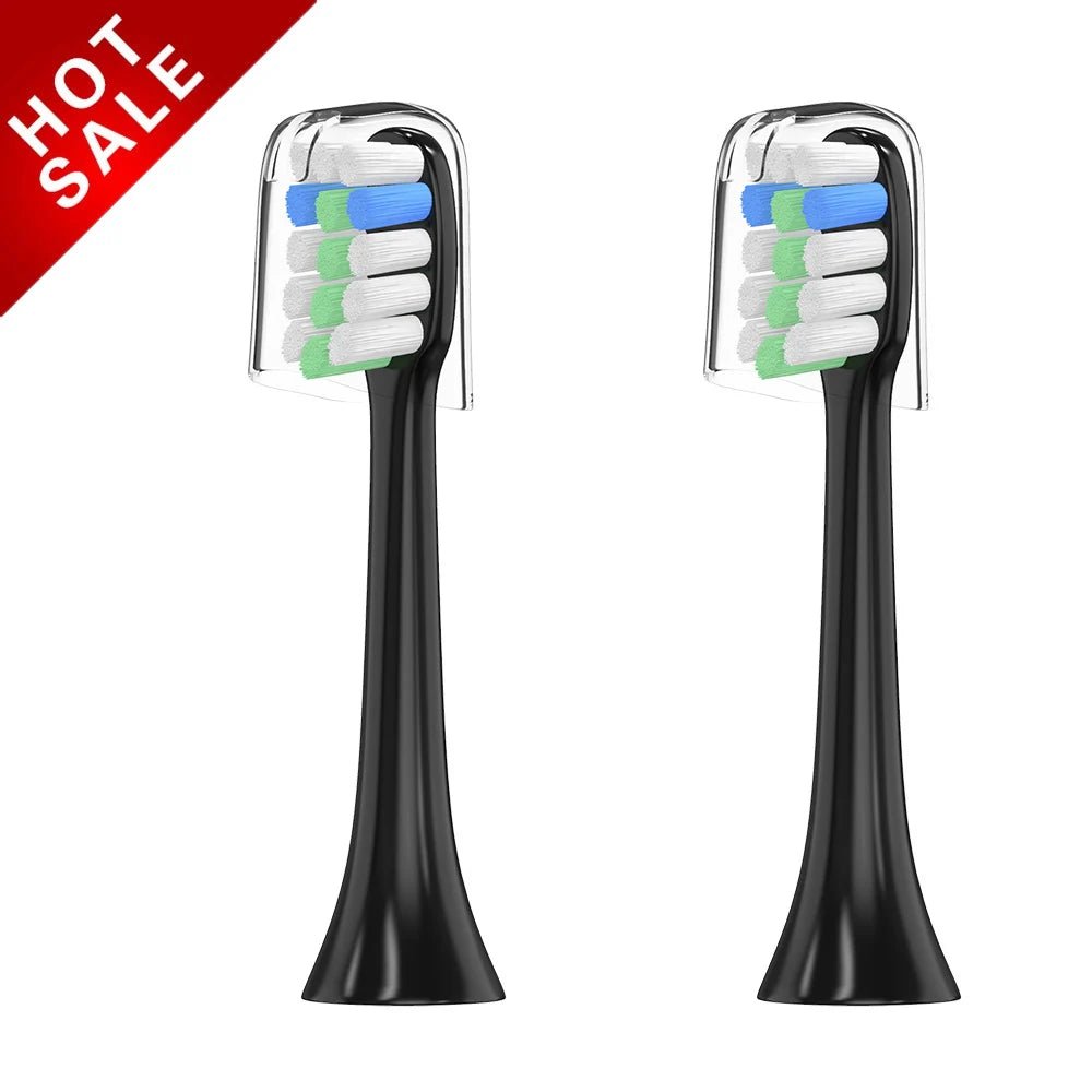 2pcs Tooth Brush Head with cap For Xiaomi SOOCAS / SOOCARE X1 For SOOCAS Xiaomi Mijia SOOCARE X3 Electric Tooth Brush Head - Jaazi Intl