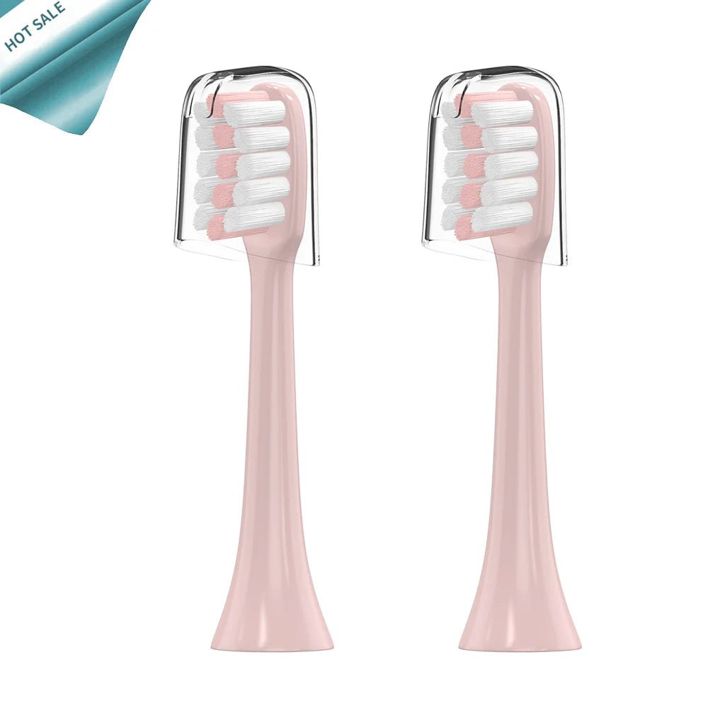 2pcs Tooth Brush Head with cap For Xiaomi SOOCAS / SOOCARE X1 For SOOCAS Xiaomi Mijia SOOCARE X3 Electric Tooth Brush Head - Jaazi Intl