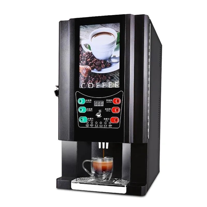 33-SC Instant Coffee Maker Commercial Automatic Coffee Maker Juice/ Milk Tea Maker In One Machine (Hot And Cold Drinks) - Jaazi Intl