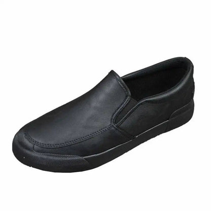 36-46 Mens Microfiber Leather Shoes Autumn Winter Flat-soled Couple Slip-on Loafers Party Add Fluff Warm Male Footwear Hy53 - Jaazi Intl