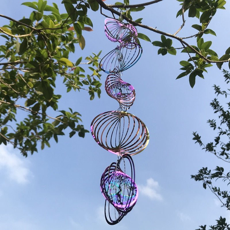 3D Rotating Wind Chimes - Jaazi Intl