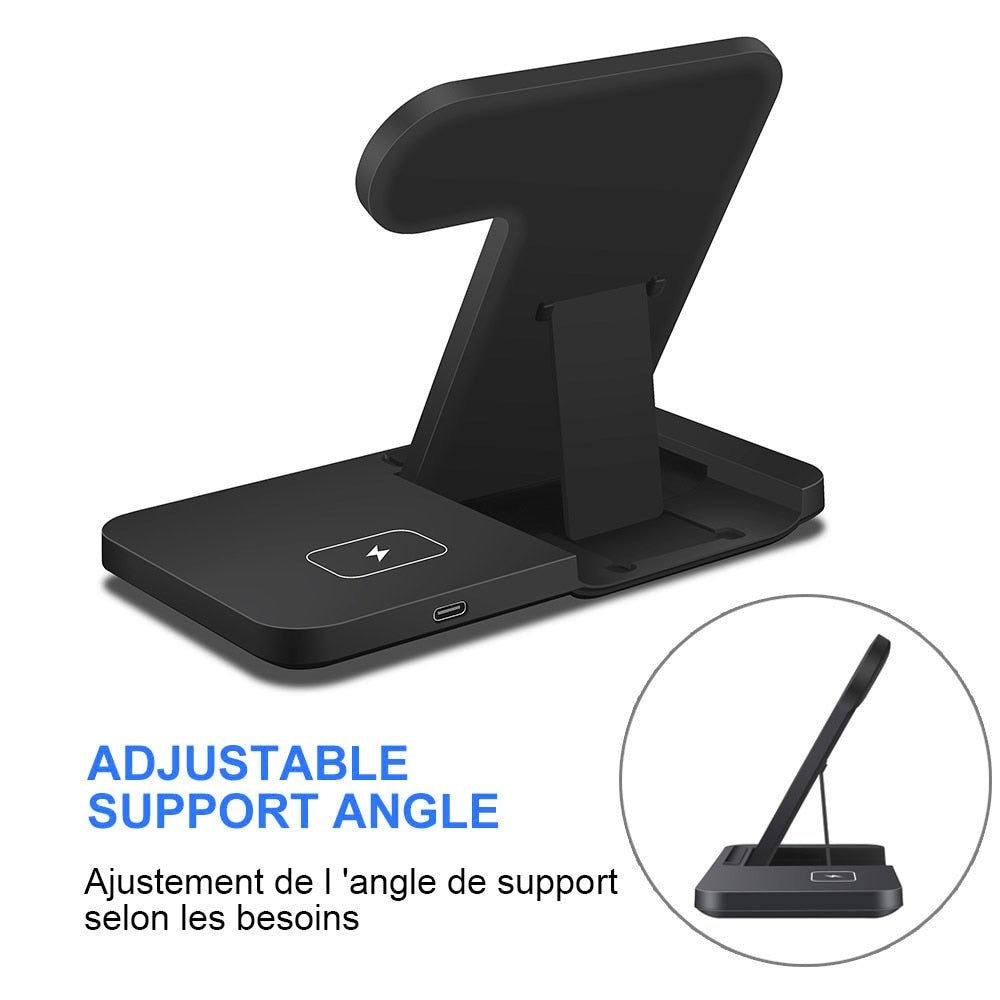 3in1 Wireless Fast Charger Dock Station - Jaazi Intl