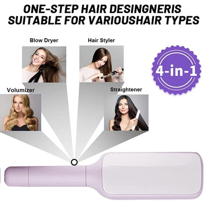 4 In 1 Self Cleaning Hair Brush New Self-Cleaning Anti-Static Massage Comb Scalable Rotate Lifting Self Cleaning Hairbrush - Jaazi Intl