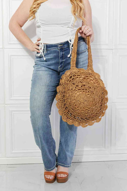 Justin Taylor Brunch Time Stroh-Rattan-Handtasche