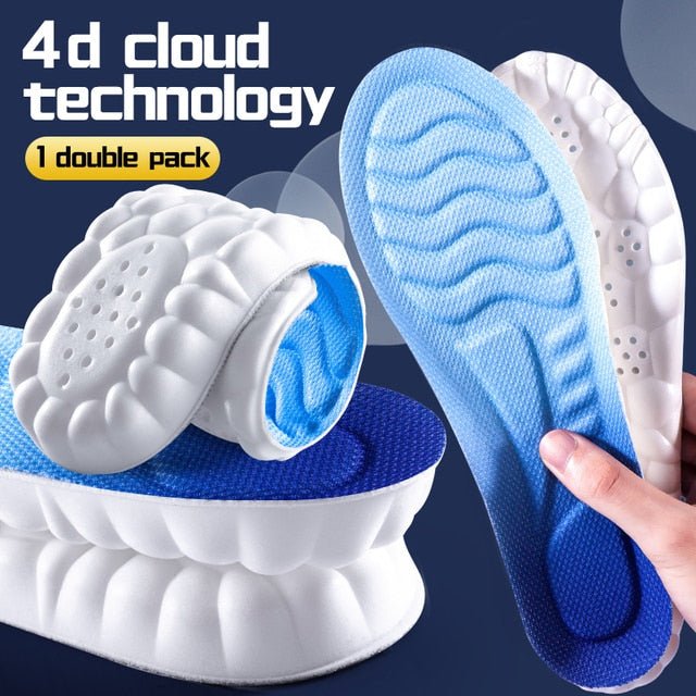 4D Latex Sport Support Running Insoles - Jaazi Intl