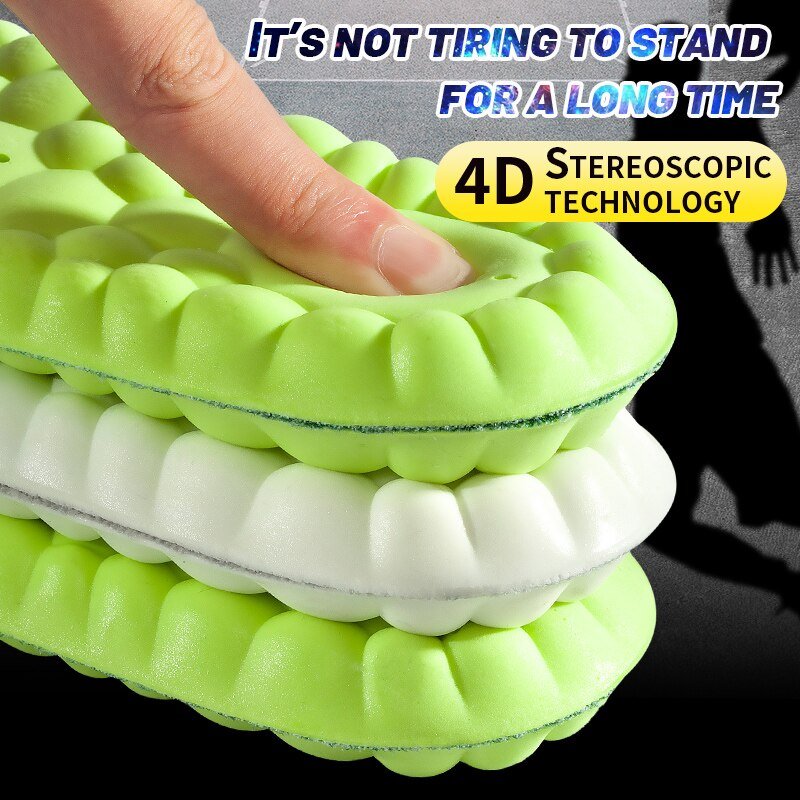 4D Latex Sport Support Running Insoles - Jaazi Intl