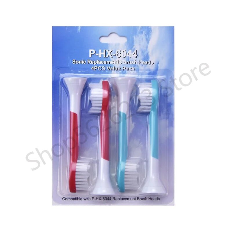 4Pcs Kids Electric Toothbrush Heads for Philips Sonicare Kids HX6044 HX6042 R710 RS910 Children Replacement Tooth Brush Heads - Jaazi Intl